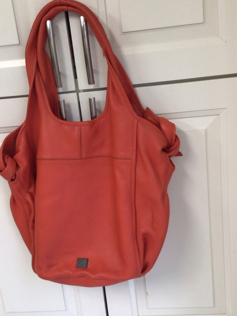 Kooka Women’s Orange Soft Leather Shoulder Bag – Stylish Everyday Tote - Picture 2 of 10